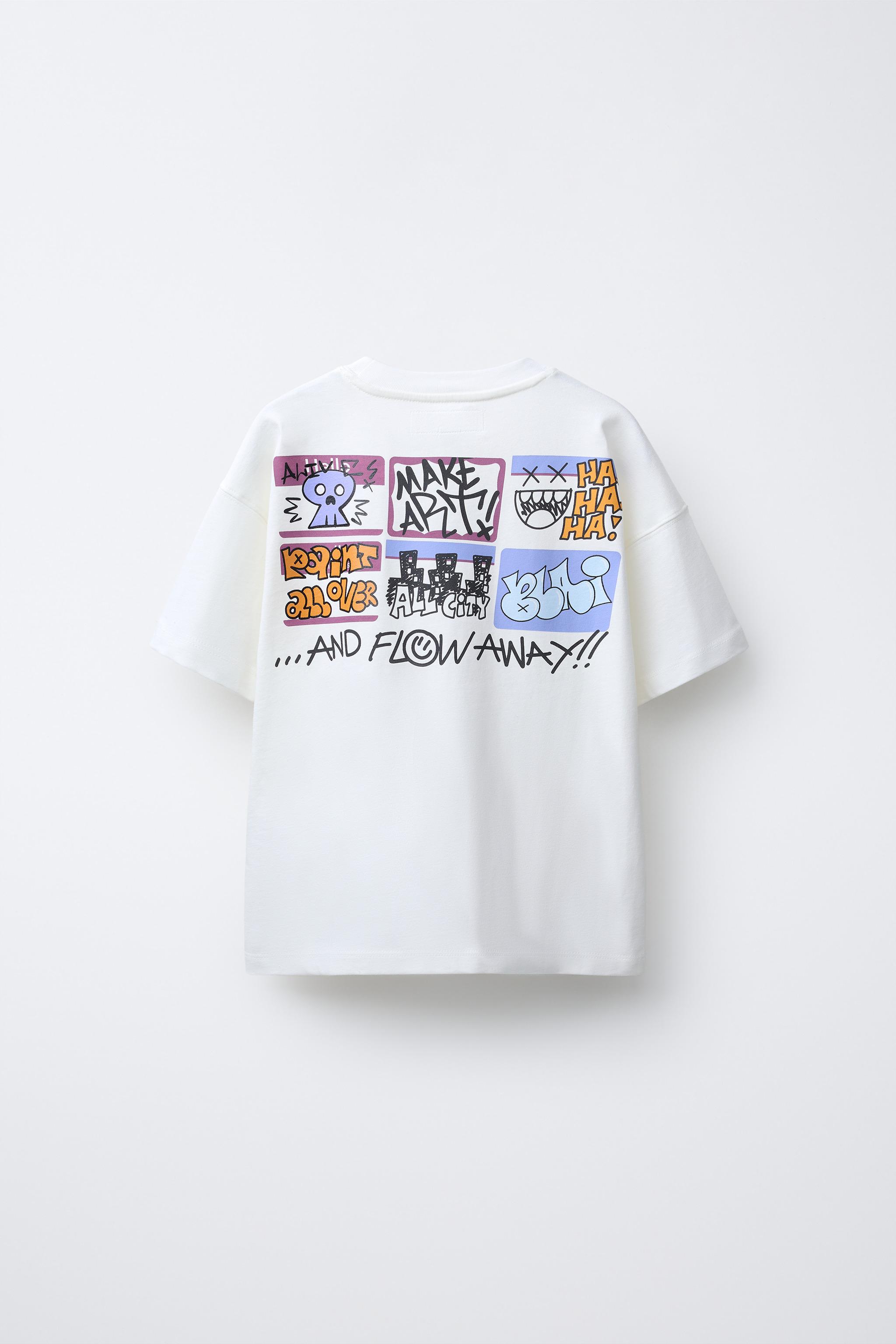 GRAFFITI PRINT T-SHIRT